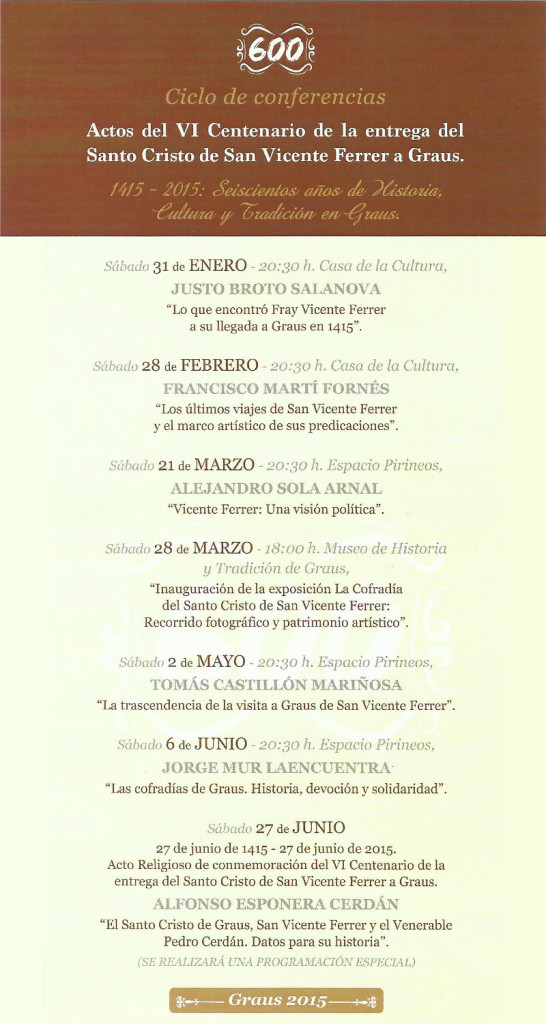 Actos del VI centenario
